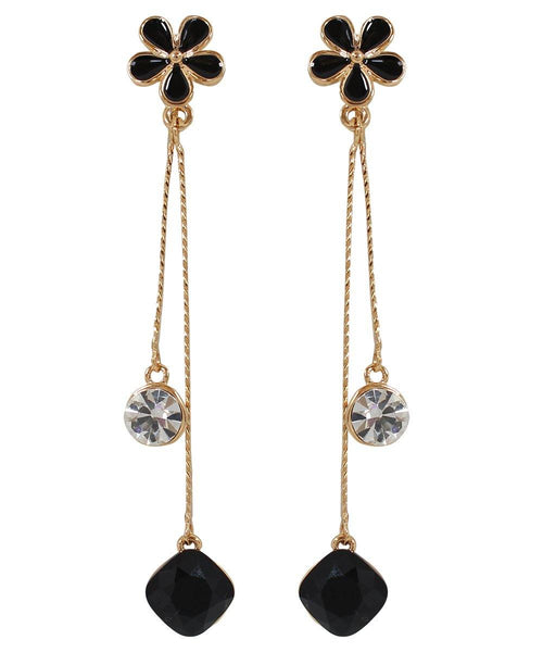 Drops - Colored Swarovski Crystal Daisy Drop