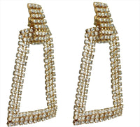Drops - Glistening Gold Swarovski Crystal Drop