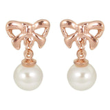 Drops - Gold & White Bow Drop