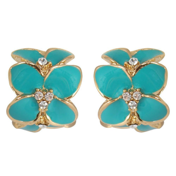 Hoops - Colored Blossom Flower Hoop