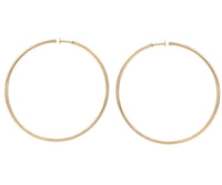 Hoops - Medium Simple Gold Hoop
