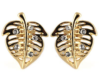 Studs - Autumn Gold Leaf Stud