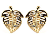 Studs - Autumn Gold Leaf Stud