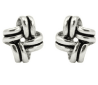 Studs - Classic Cross Braid Stud