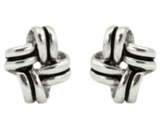 Studs - Classic Cross Braid Stud