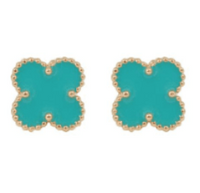 Studs - Colored Clover Stud