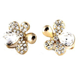 Studs - Colored Radiant Crystal Flower Stud