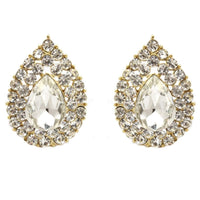 Studs - Elegant Swarovski Crystal Teardrop Stud