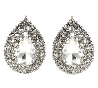 Studs - Elegant Swarovski Crystal Teardrop Stud