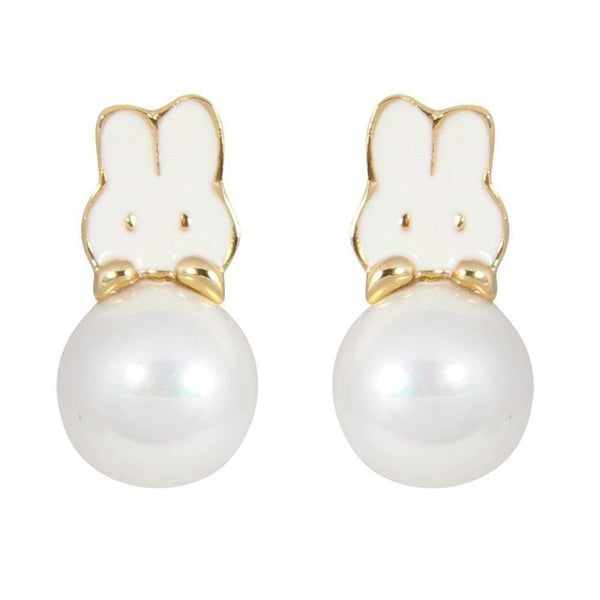 Studs - Happy Pearl Bunny Stud