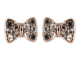 Studs - Petite Crystal Bow Stud