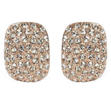 Studs - Radiant Swarovski Crystal Square Stud