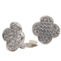 Studs - Small Crystal 3 Leaf Clover Stud