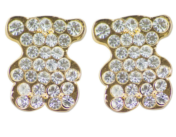 Studs - Swarovski Crystal Bear Stud