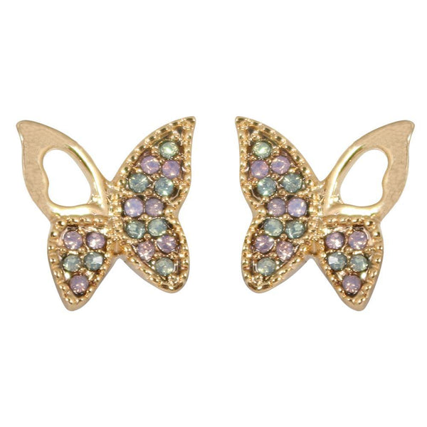 Studs - Swarovski Crystal Butterfly Stud