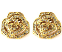 Studs - Swarovski Rose Flower Stud