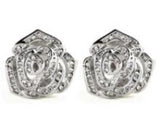 Studs - Swarovski Rose Flower Stud