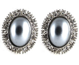 Studs - Vintage Blue Pearl Cocktail Stud